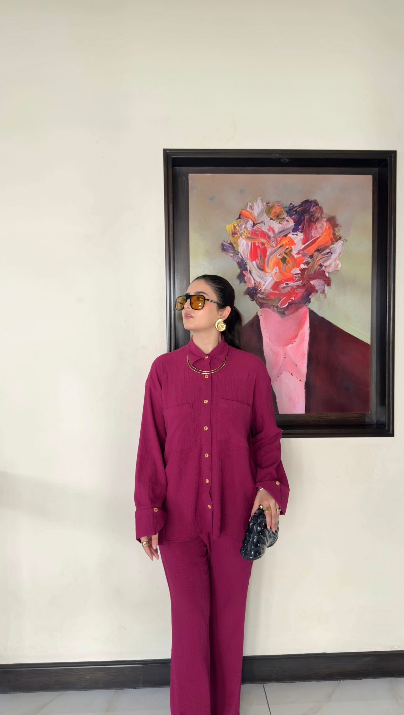 BERRY CRUSHED co ord
