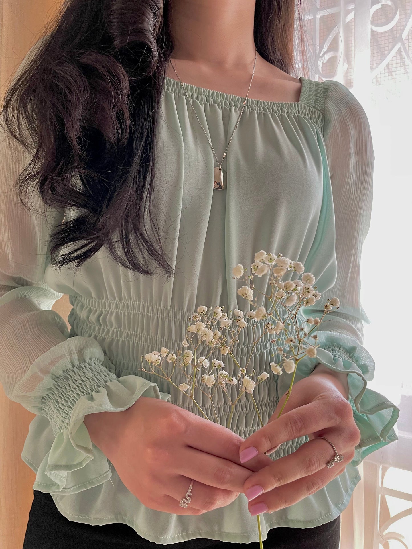 PETITE MINT TOP