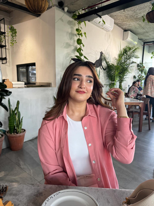 BUBBLEGUM BUTTON DOWN