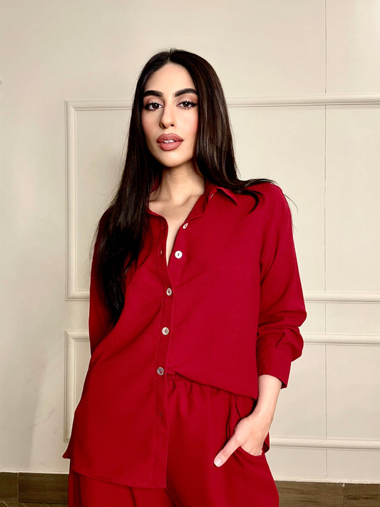 CURRANT RED CO-ORD