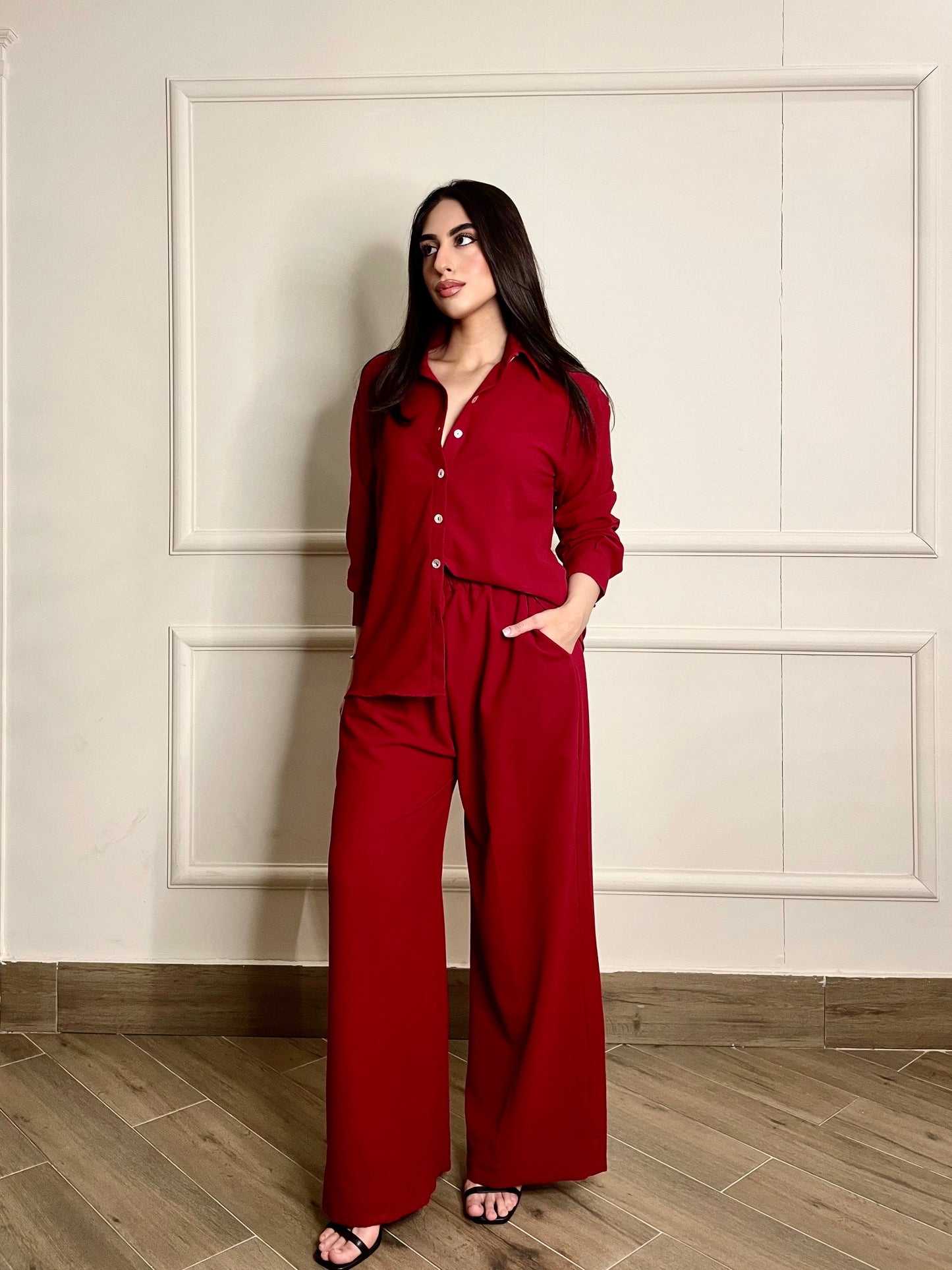 CURRANT RED CO-ORD
