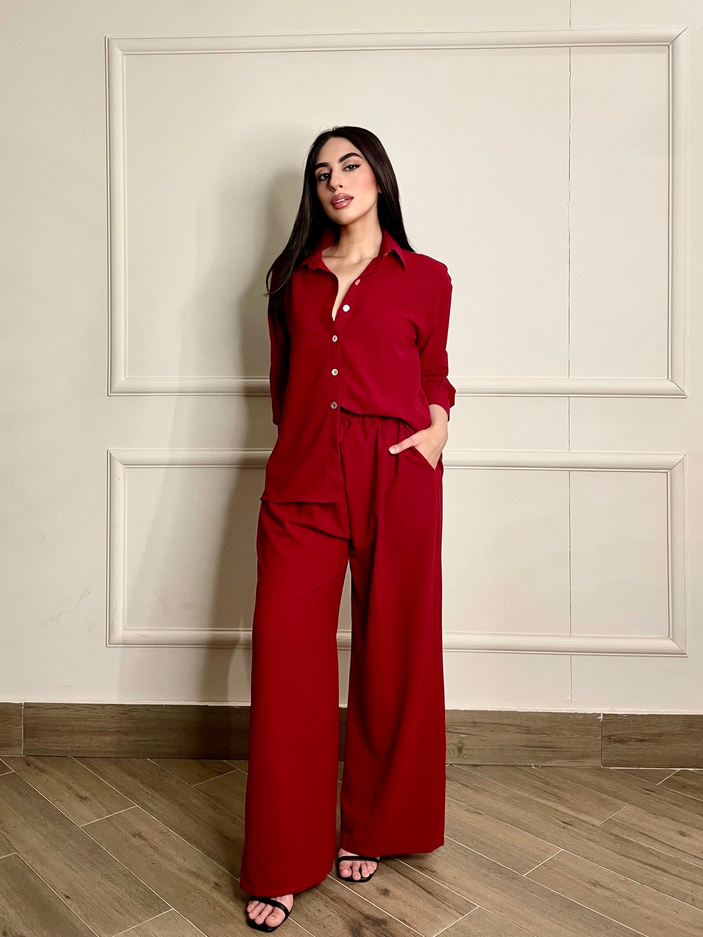 CURRANT RED CO-ORD