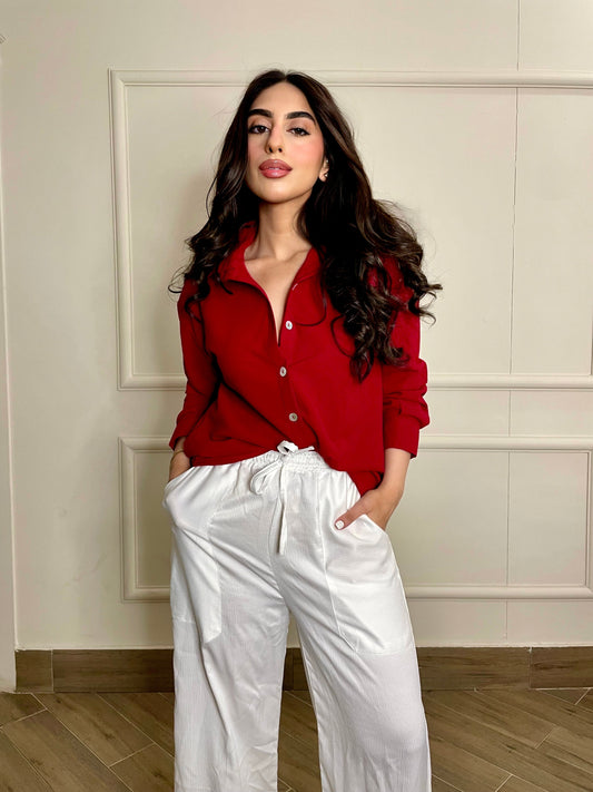 SOLID BUTTON DOWN