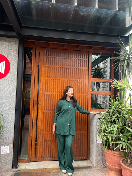 BOTTLE GREEN Co Ord