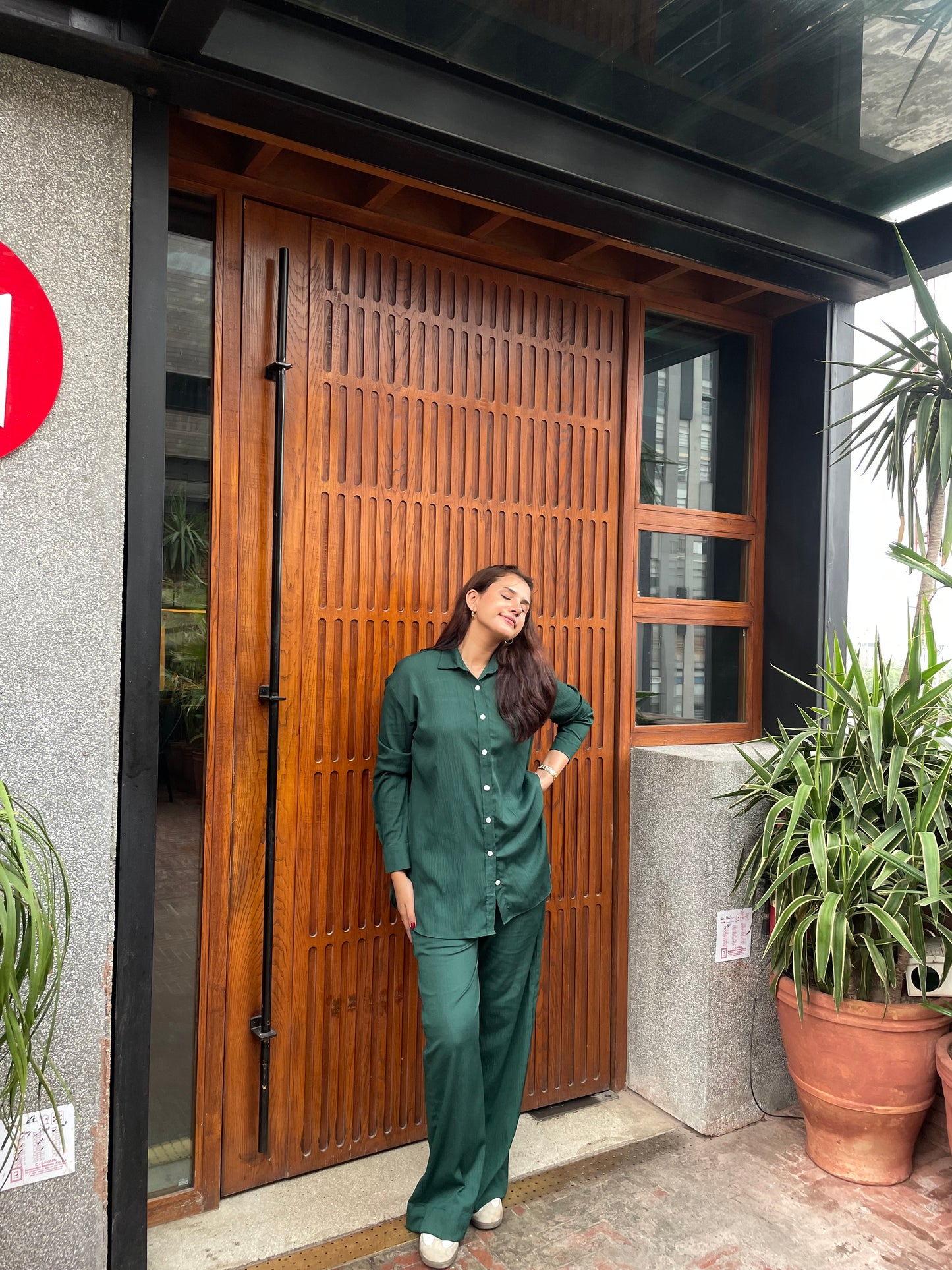 BOTTLE GREEN Co Ord