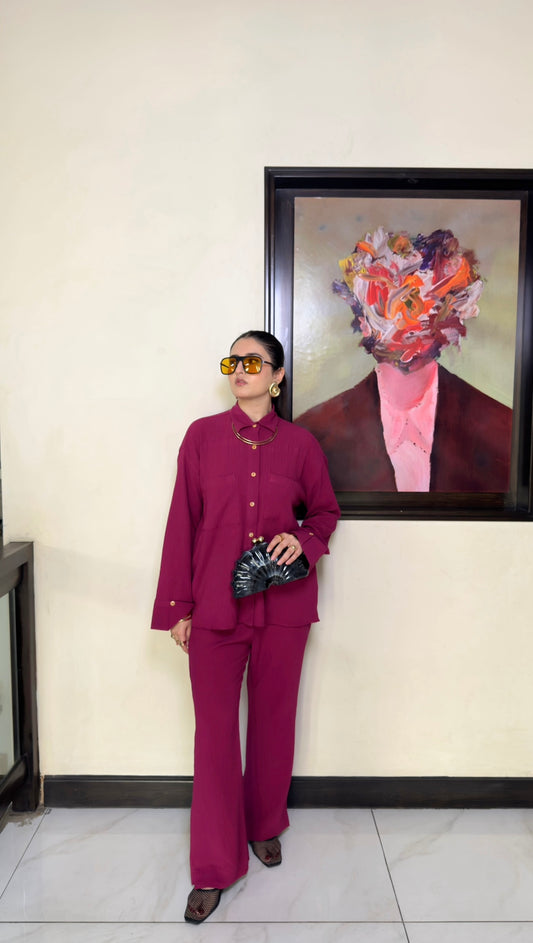 BERRY CRUSHED co ord