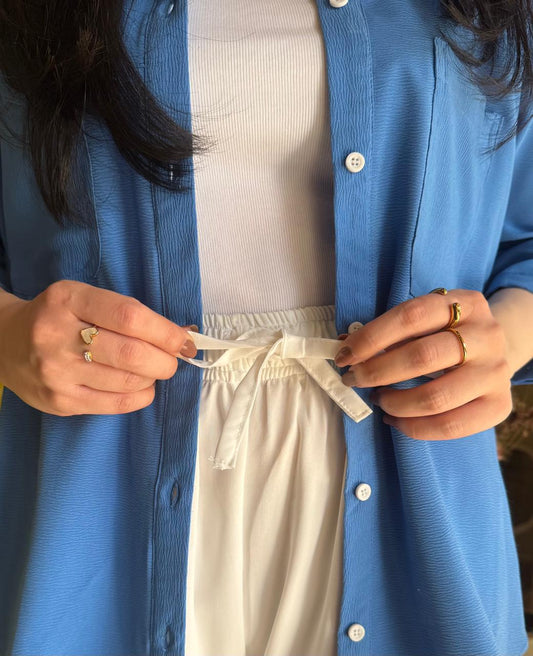 Dodge Blue Button Down