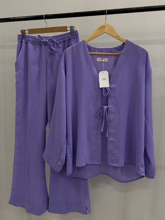 AMETHYST BOW SET